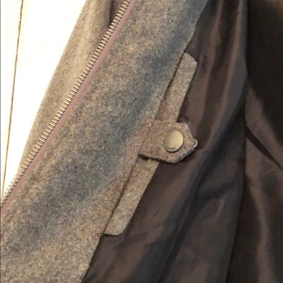 Men’s gray wool jacket. Express. Sz M - Picture 4 of 6